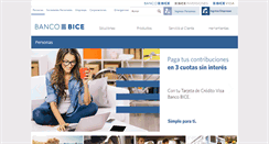 Desktop Screenshot of bice.cl